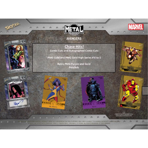 2024 Upper Deck Marvel Metal Universe Avengers Trading Cards