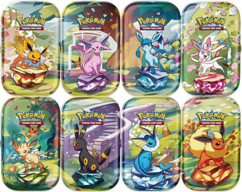 Prismatic Evolutions Mini Tin