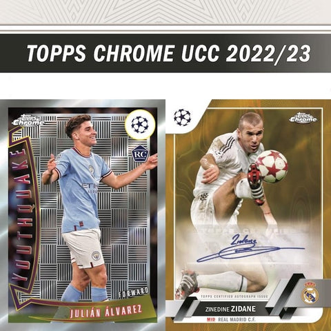 2022-23 Topps Chrome UEFA Club Competitions Soccer Hobby Box