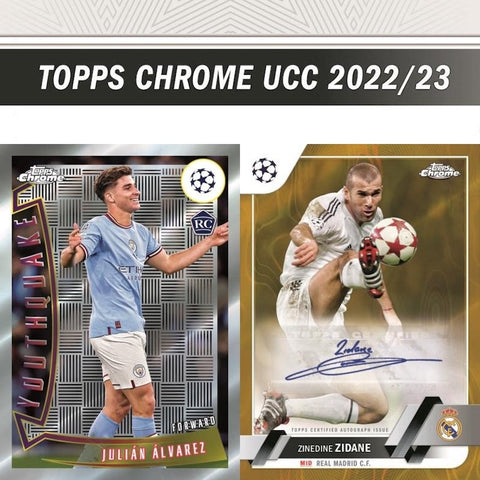 2022-23 Topps Chrome UEFA Club Competitions Soccer LITE Box