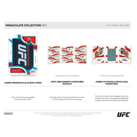 2023 Panini Immaculate UFC Hobby Box