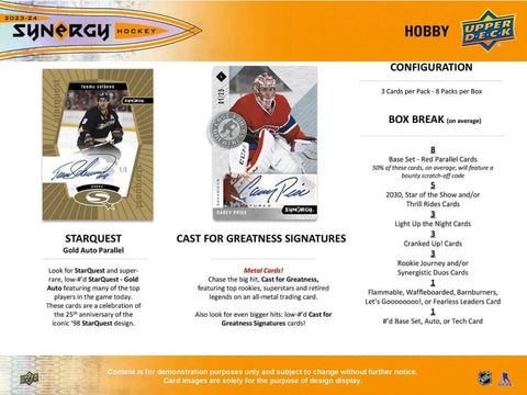 2023/24 Upper Deck Synergy Hockey Hobby Box