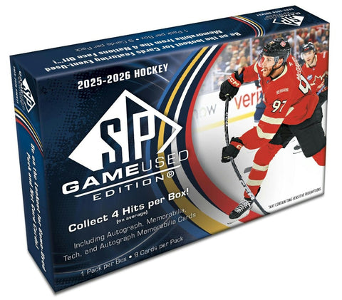 2025/26 Upper Deck SP Game Used Hockey Hobby Box