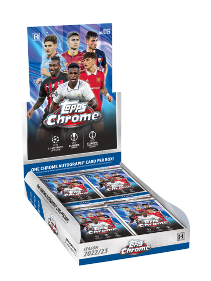 2022-23 Topps Chrome UEFA Club Competitions Soccer Hobby Box