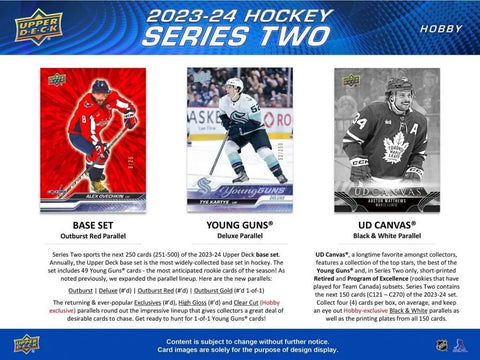 2023-24 Upper Deck Series 2 Hobby Box