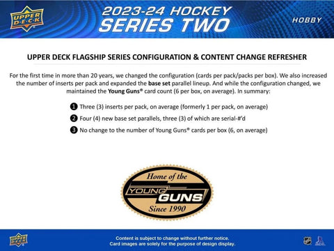 2023-24 Upper Deck Series 2 Hobby Box
