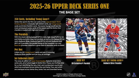 2025/26 Upper Deck Series 1 Hockey Hobby HHHQH