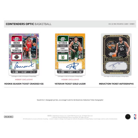 2023/24 Panini Contenders Optic Basketball Hobby Box