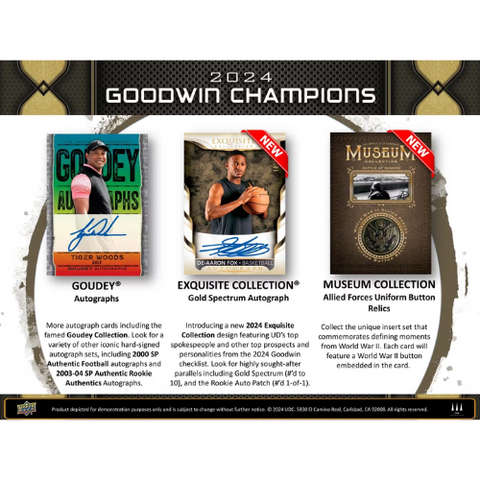 2024 Upper Deck Goodwin Champions Hobby Box