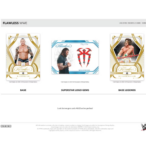 2024 Panini Flawless WWE Wrestling Hobby Box