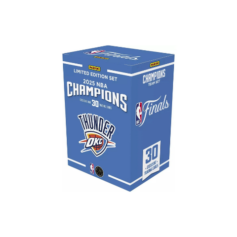 Oklahoma City Thunder Panini 2025 NBA Champions 30-Card Box Set