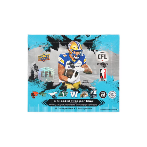 2025 Upper Deck CFL Canadian Football League Hobby Box