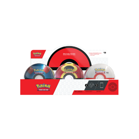 2025 Pokemon Poke Ball Tin ( 3 packs in each )