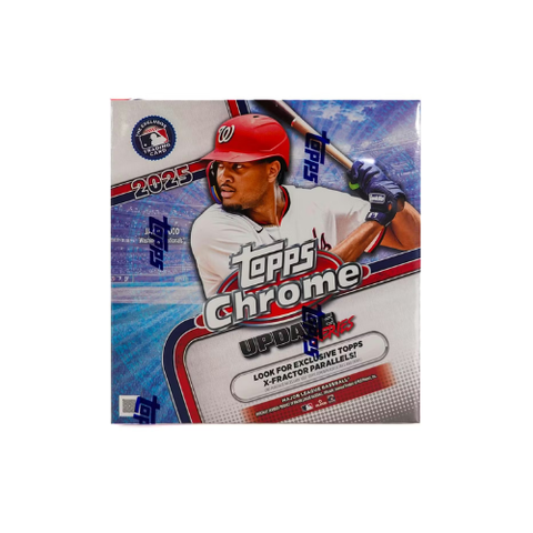 2025 Topps Chrome Update Series Baseball Mega Box