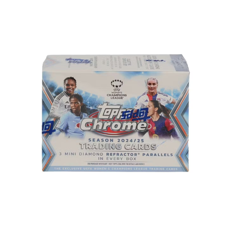 2024/25 Topps Chrome UEFA Women's Champions League Soccer Blaster Box