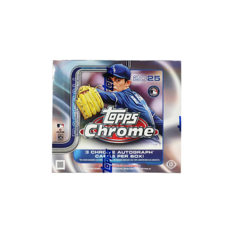 2025 Topps Chrome Baseball Hobby Jumbo Box