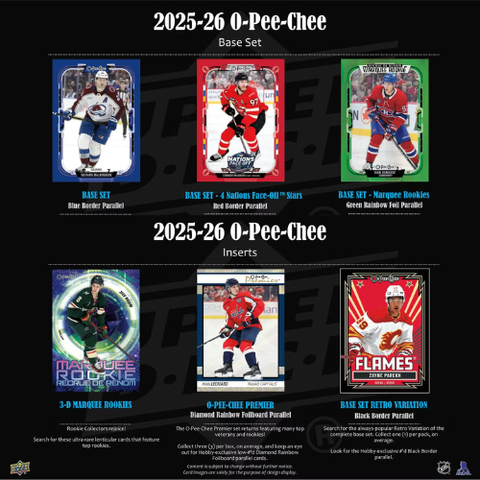 2025/26 Upper Deck O-Pee-Chee Hockey Hobby Box