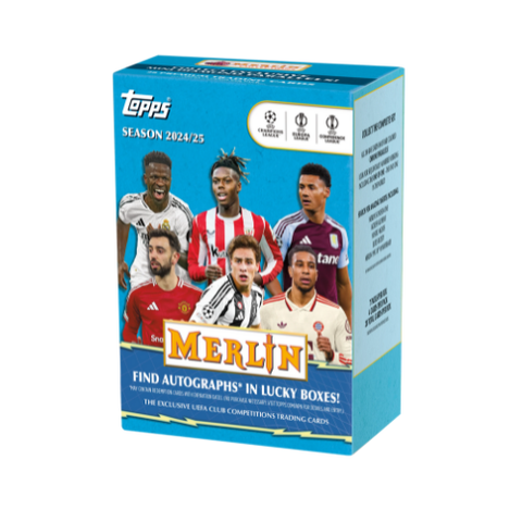 2025 Topps Merlin Soccer Trading Card Blaster Box