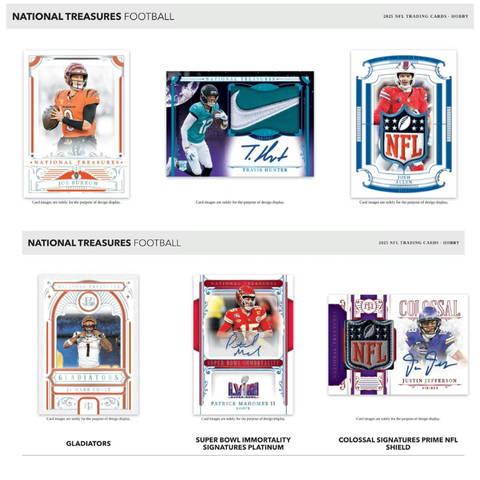 2025 Panini National Treasures Football Hobby Box