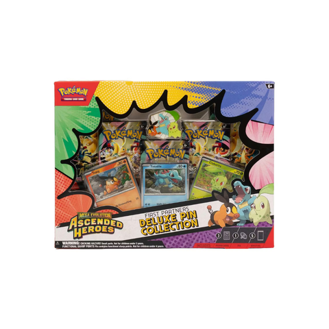 Pokemon Ascended Heroes First Partners Deluxe Pin Collection Box