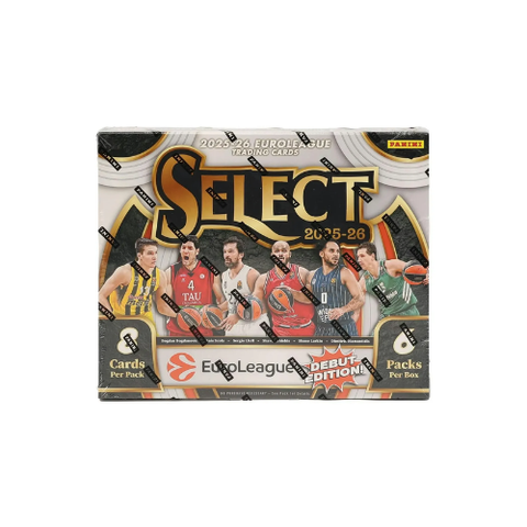 2026 Panini Select EuroLeague Basketball Hobby Box
