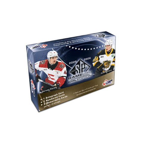 2025-26 Upper Deck CHL SP Game Used Hockey Hobby Box