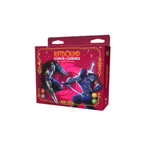 Riftbound League of Legends Vendetta Showdown Deck Box: Zed Vs. Shen