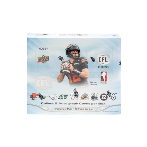 2026 Upper Deck CFL Canadian Football League Hobby Box