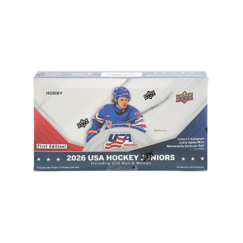 2026 Upper Deck Team USA Juniors Hockey Hobby Box