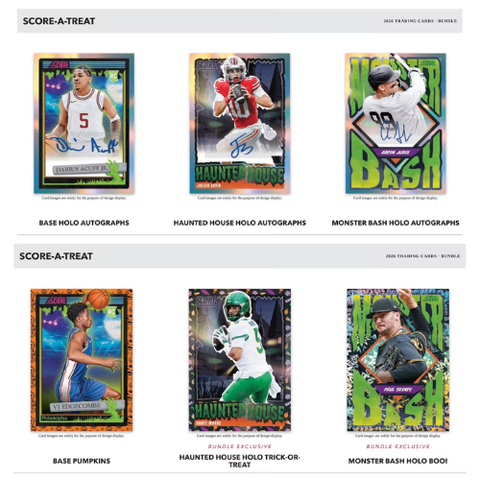 2026 Panini Score A Treat Halloween 40-Pack Bundle