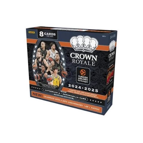 2024-25 Panini Crown Royale Euroleague Basketball Hobby Box
