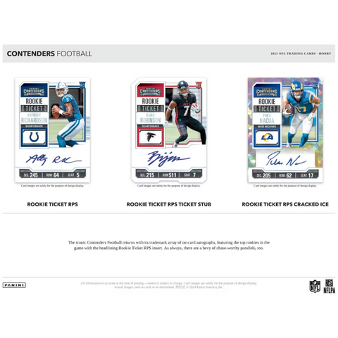 2023 Panini Contenders Football Hobby Box