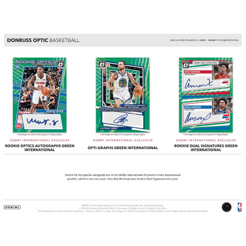 2023/24 Panini Donruss Optic Basketball Hobby International Box