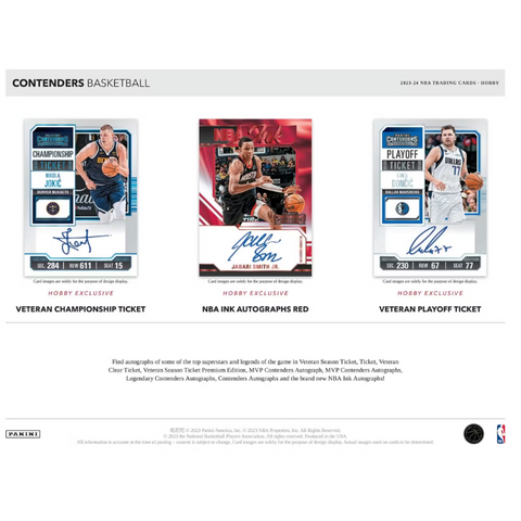 2023/24 Panini Contenders Basketball Hobby Box