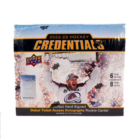 2022/23 Upper Deck Credentials Hockey Hobby Box