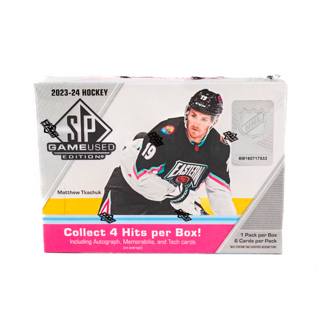 2023/24 Upper Deck SP Game Used Hockey Hobby Box