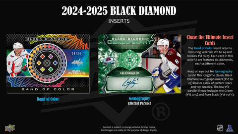 2024/25 Upper Deck Black Diamond Hockey Hobby Box