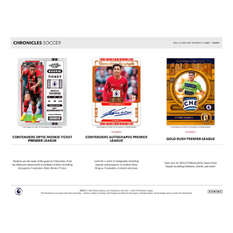 2022/23 Panini Chronicles Soccer Hobby Box