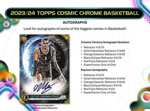 2023/24 Topps Cosmic Chrome Basketball Hobby Box