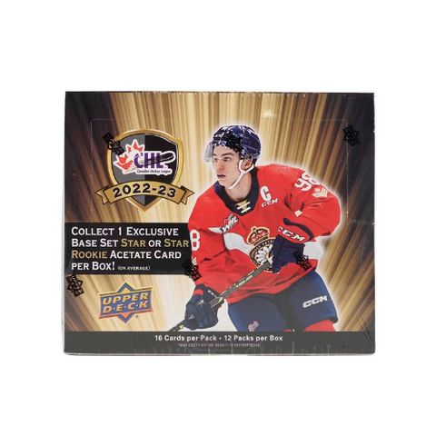 2022/23 Upper Deck CHL Hockey Hobby Box