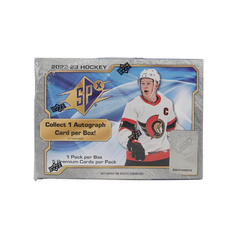 2022/23 Upper Deck SPx Hockey Hobby Box