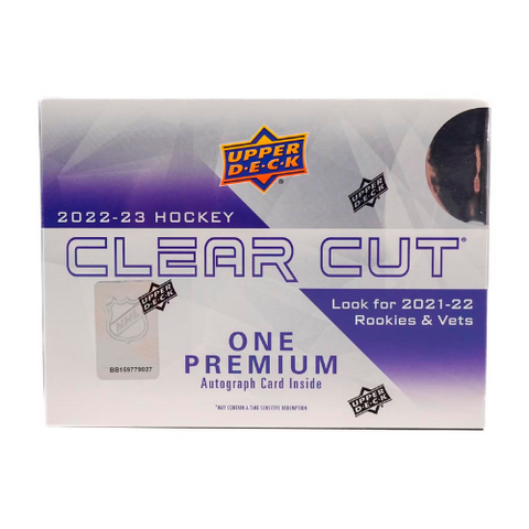 2022/23 Upper Deck Clear Cut Hockey Hobby Box
