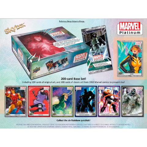2024 Upper Deck Marvel Platinum Hobby Box