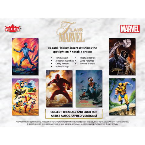 2023 Upper Deck Marvel Flair Trading Cards Hobby Box