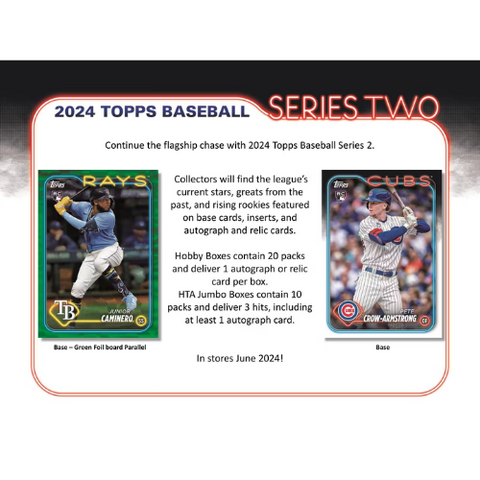 2024 Topps Series 2 Baseball Hobby Jumbo Box