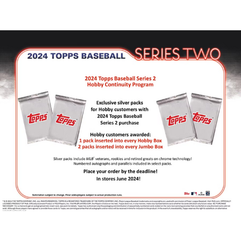 2024 Topps Series 2 Baseball Hobby Box