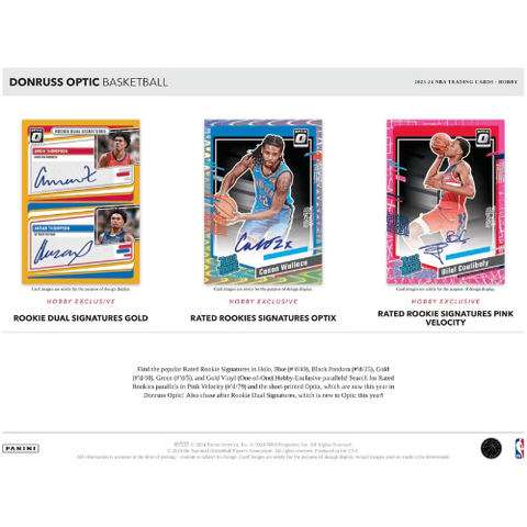 2023/24 Panini Donruss Optic Basketball Hobby Box