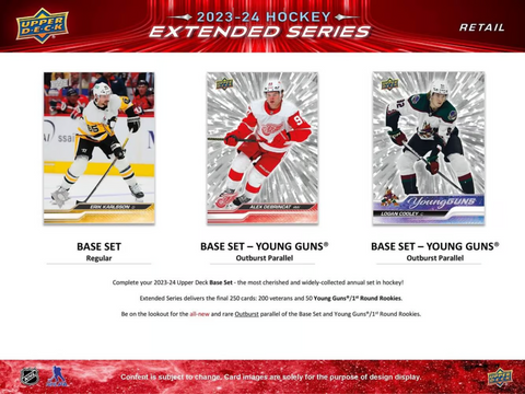 2023/24 Upper Deck Extended Series Hockey Blaster Box