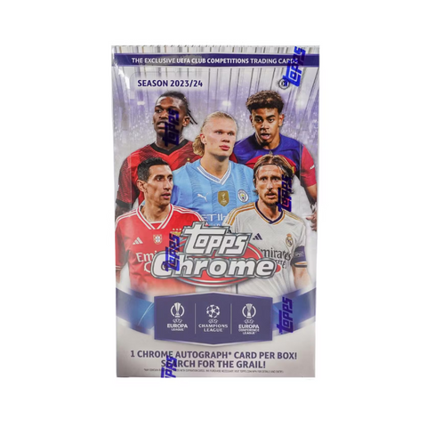 2023/24 Topps Chrome UEFA Club Competitions Soccer Hobby Box