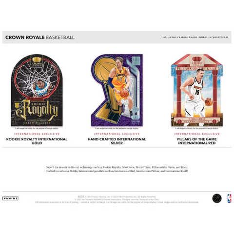 2023/24 Panini Crown Royale Basketball International Hobby Box